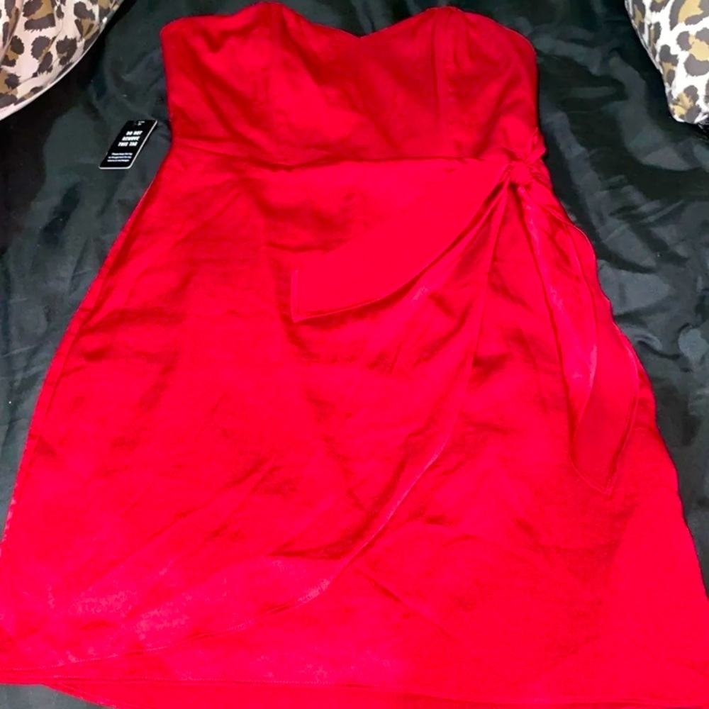 Express red dress